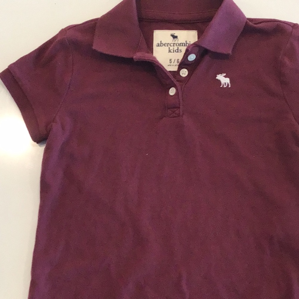 Abercrombie kids size 6 short sleeve with collar